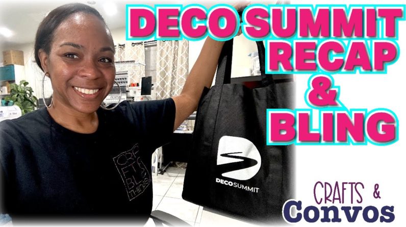 Crafts & Convos | Ricoma Deco Summit Recap & Bling Design Test