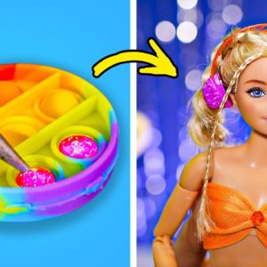 CUTEST DOLL CRAFTS 💖🎧 DIY ACCESSORIES FOR BARBIE