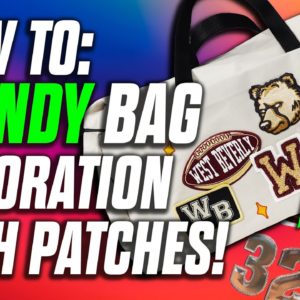 Step-by-Step: Creating Trendy Bags with Dimensional Patches & Emblems