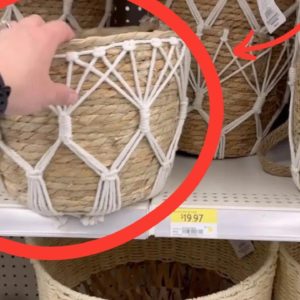 The hottest new DIY trend using Target wicker baskets!