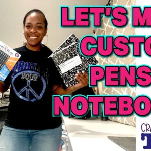 Craft-Tea Talk | Custom Pens and Composition Notebooks