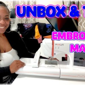 IS THE POOLIN EOC05 EMBROIDERY MACHINE WORTH IT? | AMAZON | UNBOX AND TEST