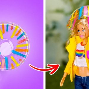 LEVEL UP YOUR BARBIE DOLL WITH THESE STUNNING DIY HACKS 😎🎀