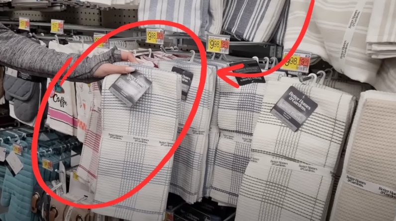 Everyone will be buying Walmart dish towels when they see this GENIUS idea!