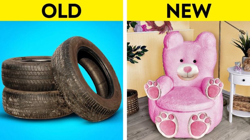 CREATIVE WAYS TO REUSE OLD TIRES ♻️✨ EPIC RECYCLING IDEAS